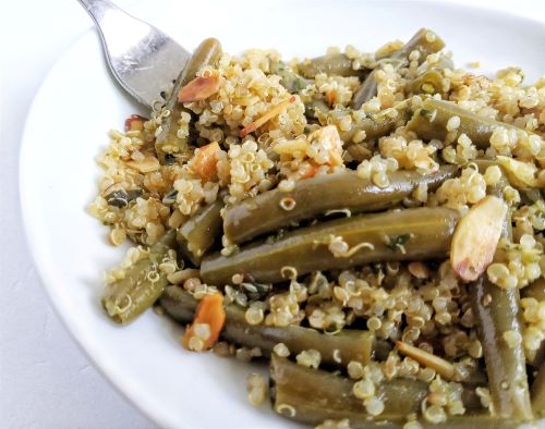 Quinoa and Green Beans with Almonds