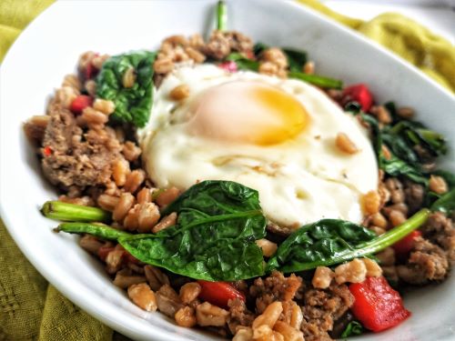 Farro and Egg Breakfast Bowl