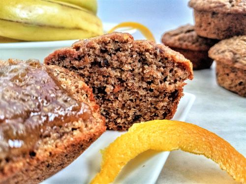 Banana fig Bran Muffins