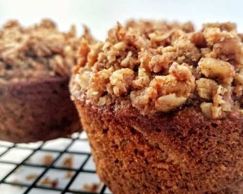 Apple Pecan Spelt Muffins