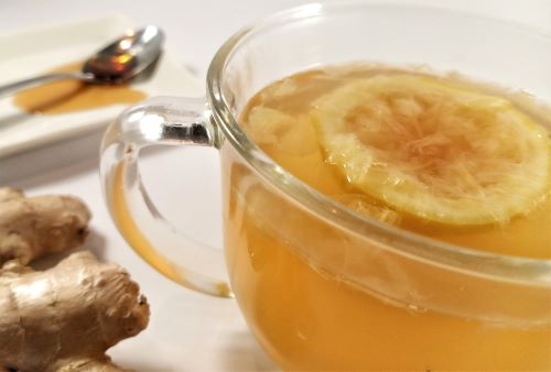 Hot Lemon and Honey with Ginger